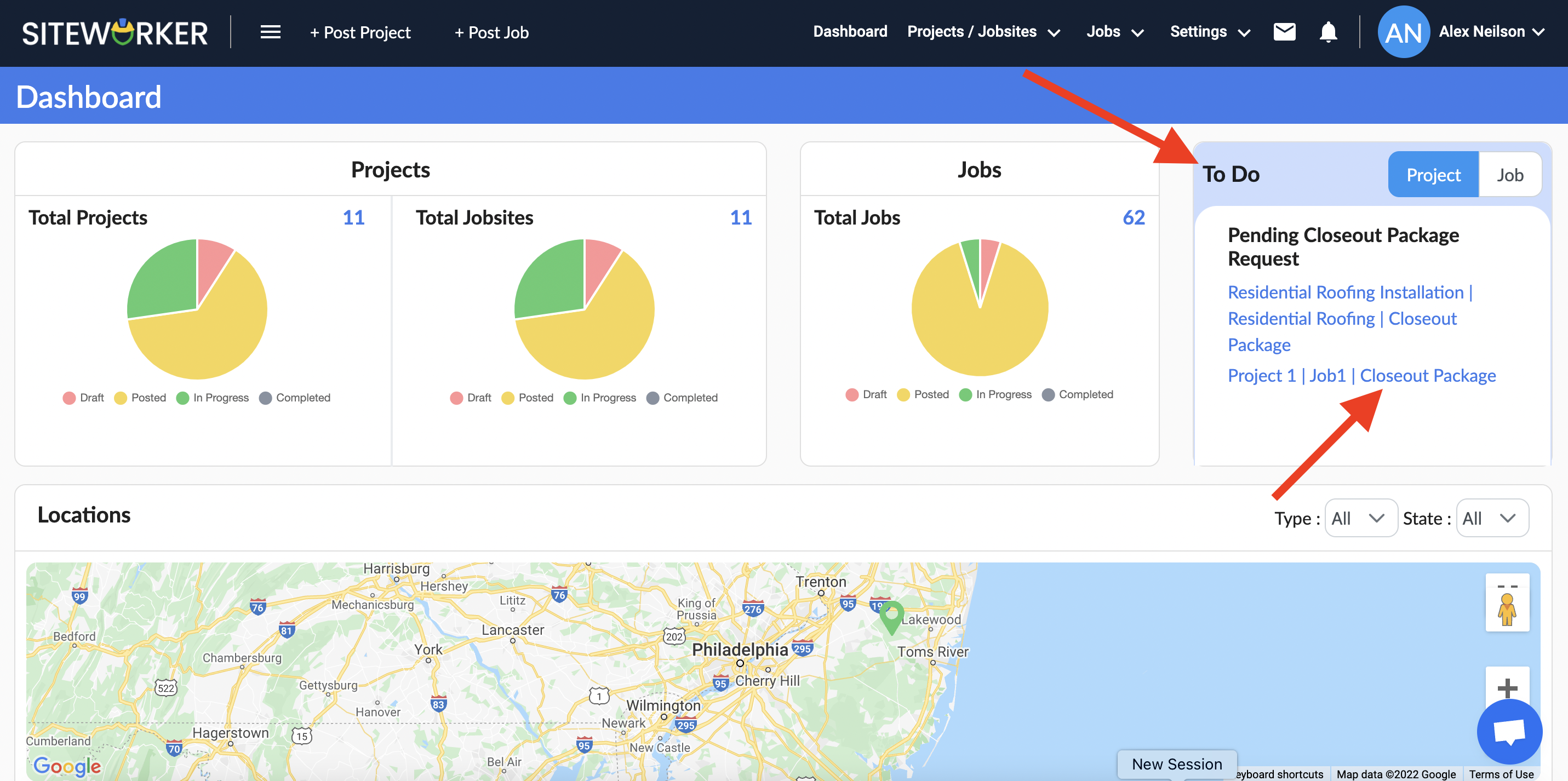  check and approve invoice of a project