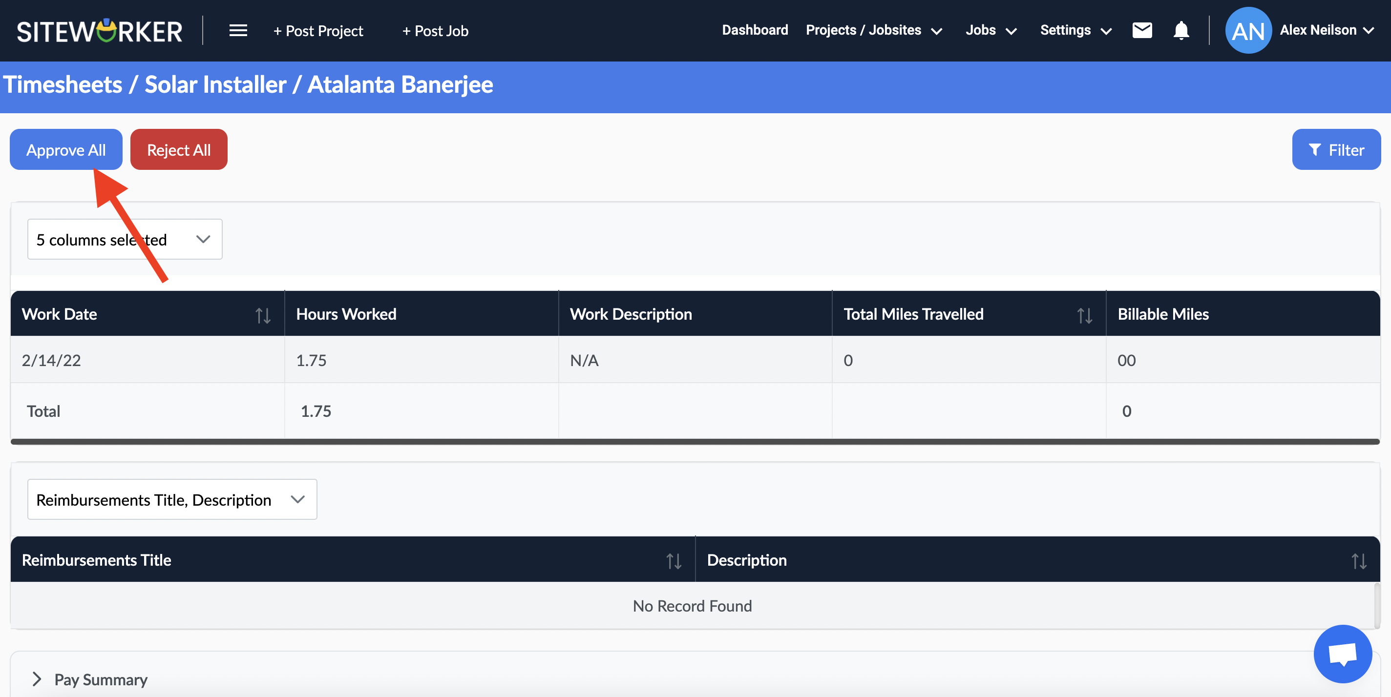  how to approve timesheets and generate invoices