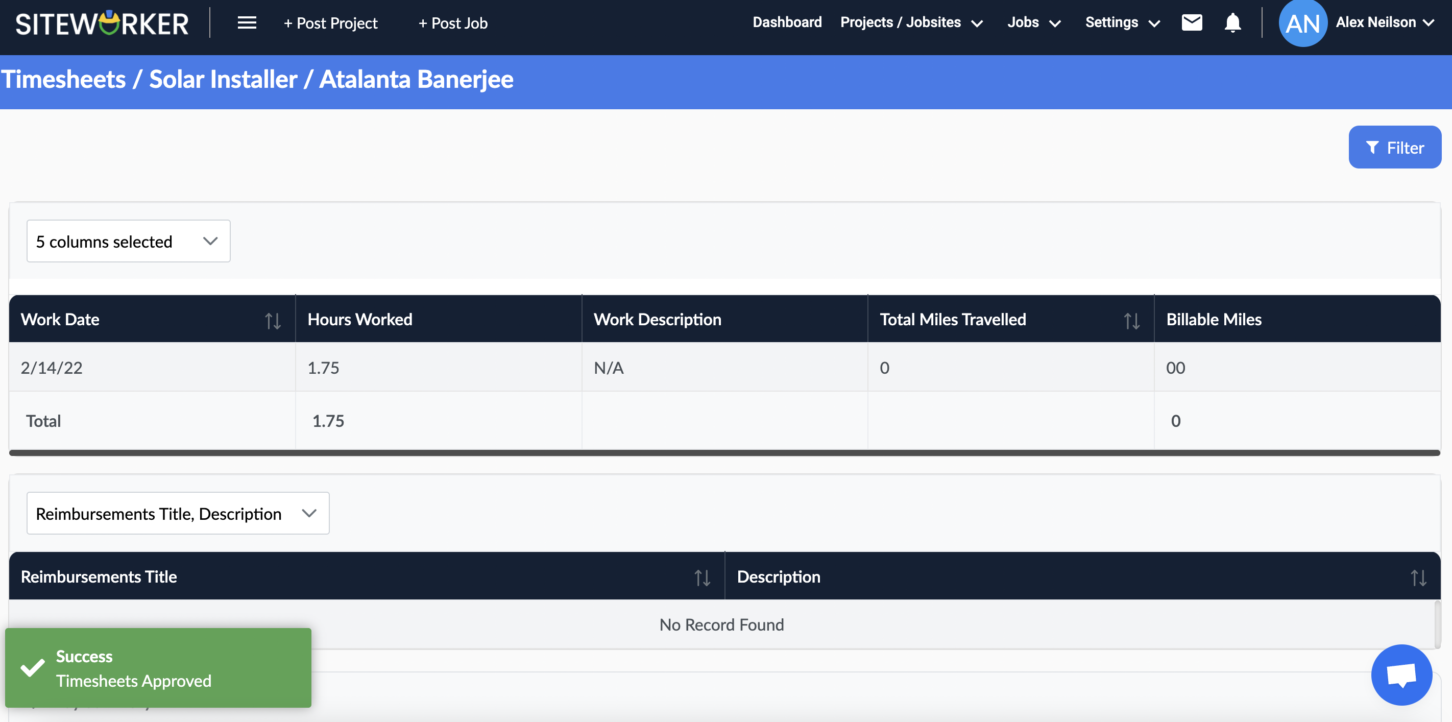  how to approve timesheets and generate invoices